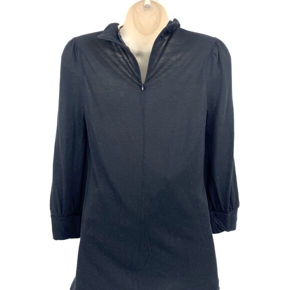 Banana republic Victorian Style Top Black Size S - Picture 4 of 8